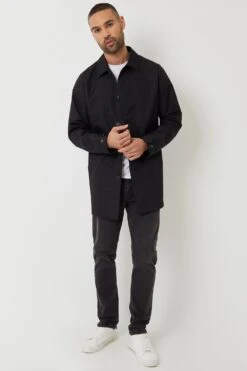 Threadbare MA337D Showerproof Mens Longline Tailored Mac 8 Threadbare MA337D Showerproof Mens Longline Tailored Mac -Mountain Warehouse ma337d 002 showerproofmenslonglinetailoredmac20250313060810 3