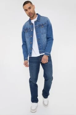 Threadbare MA409A Mid-Wash Mens Denim Jacket -Mountain Warehouse ma409a 001 midwashmensdenimjacket20250313060811 3