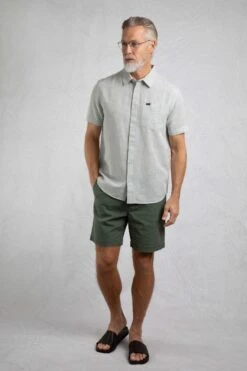 MA70F1 Washton Mens Short Sleeve Shirt -Mountain Warehouse ma70f1 001 washtonmensshortsleeveshirt20250530052145 5
