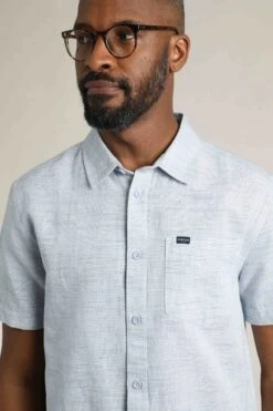 MA70F1 Washton Mens Short Sleeve Shirt -Mountain Warehouse ma70f1 002 washtonmensshortsleeveshirt20250530052145 1