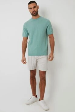 Threadbare MA710A Textured Front Mens Knitted T-Shirt 12 Threadbare MA710A Textured Front Mens Knitted T-Shirt -Mountain Warehouse ma710a 003 texturedfrontmensknittedtshirt20250313060738 3