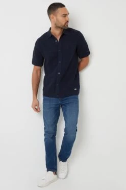 Threadbare MA989C Textured Button Through Knitted Shirt -Mountain Warehouse ma989c 001 texturedbuttonthroughknittedshirt20250411045117 3