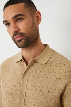 Threadbare MA989C Textured Button Through Knitted Shirt -Mountain Warehouse ma989c 002 texturedbuttonthroughknittedshirt20250411045118 4