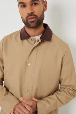 Threadbare MABE79 Showerproof Mens Longline Corduroy Collar Mac -Mountain Warehouse mabe79 002 showerproofmenslonglinecorduroycollarmac20250313060724 4