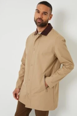 Threadbare MABE79 Showerproof Mens Longline Corduroy Collar Mac -Mountain Warehouse mabe79 002 showerproofmenslonglinecorduroycollarmac20250313060724 5