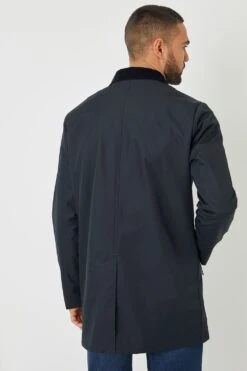 Threadbare MABE79 Showerproof Mens Longline Corduroy Collar Mac -Mountain Warehouse mabe79 003 showerproofmenslonglinecorduroycollarmac20250313060725 2