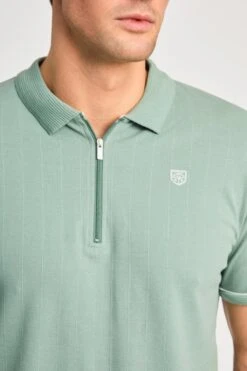 MB21B8 Cotton Mens Zip Neck Polo Shirt -Mountain Warehouse mb21b8 002 cottonmenszipneckpoloshirt20250605045115 4
