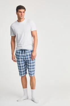 MB36D4 Cotton Mens Checked Lounge Shorts -Mountain Warehouse mb36d4 001 cottonmenscheckedloungeshorts20250606105111 3