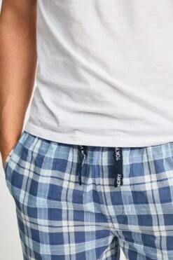 MB36D4 Cotton Mens Checked Lounge Shorts -Mountain Warehouse mb36d4 001 cottonmenscheckedloungeshorts20250606105111 4