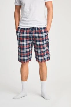 MB36D4 Cotton Mens Checked Lounge Shorts -Mountain Warehouse mb36d4 002 cottonmenscheckedloungeshorts20250606063615 1