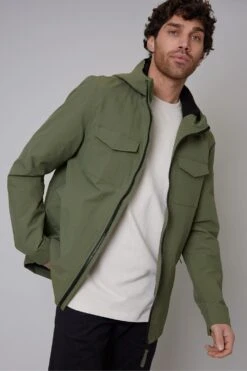 Threadbare MB4A40 Lightweight Mens Jacket With Fleece Lined Hood -Mountain Warehouse mb4a40 002 lightweightmensjacketwithfleecelinedhood20250314020622 1