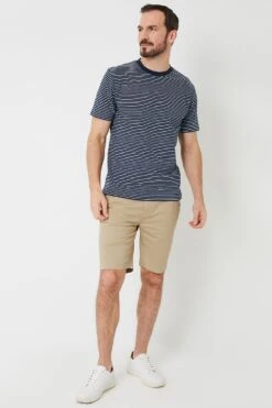 MB54FF Striped Mens Crew Neck T-Shirt -Mountain Warehouse mb54ff 001 stripedmenscrewnecktshirt20250313020651 3