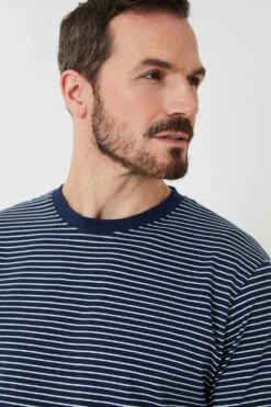 MB54FF Striped Mens Crew Neck T-Shirt -Mountain Warehouse mb54ff 001 stripedmenscrewnecktshirt20250313020651 4