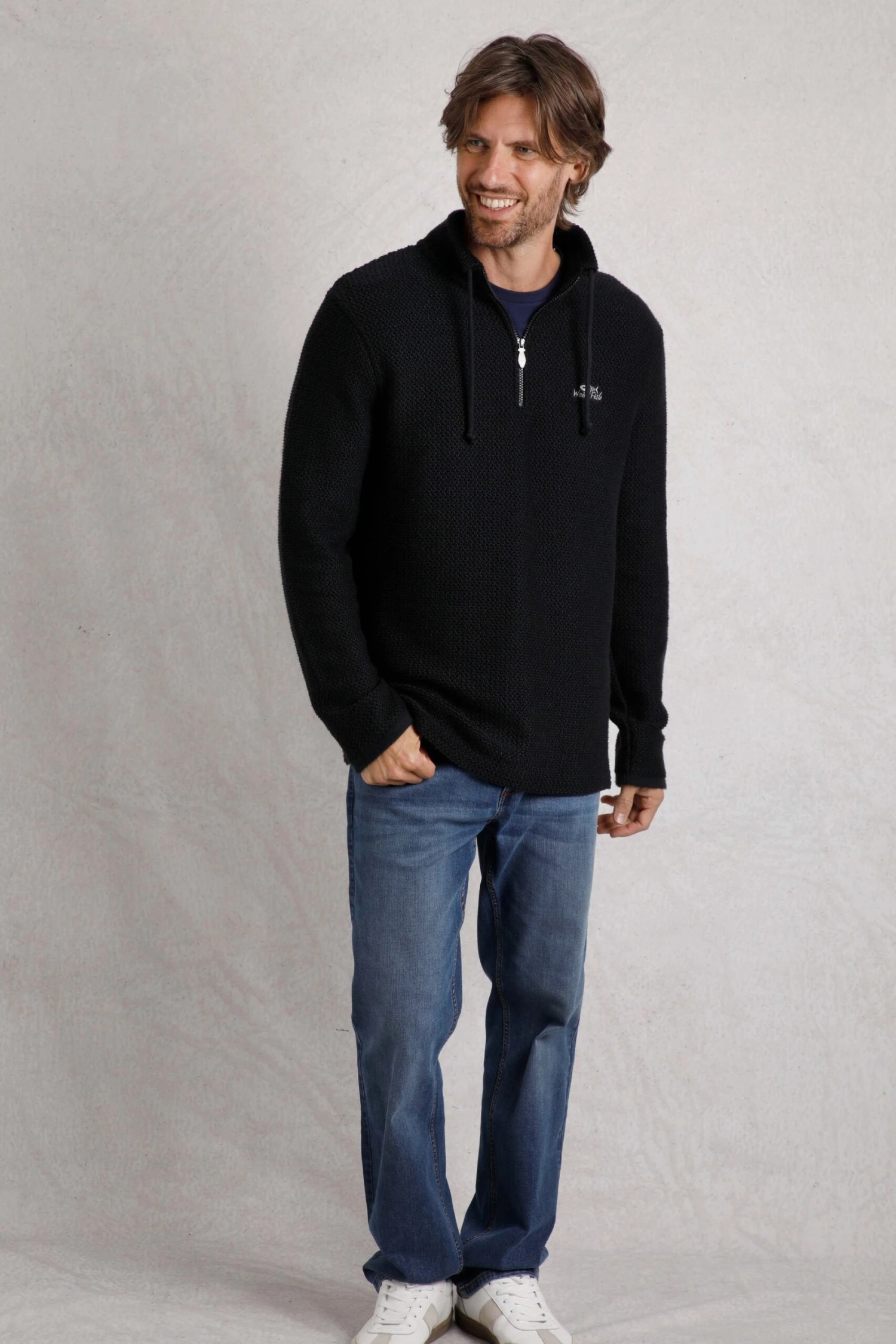 MB9738 Cruiser Mens 1/4 Zip Macaroni MB9738 Cruiser Mens 1/4 Zip Macaroni -Mountain Warehouse mb9738 003 cruisermens14zipmacaroni20250324122241 5 scaled