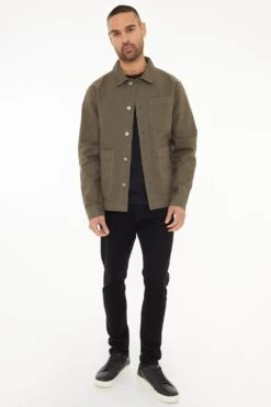 Threadbare MC7952 Button Up Mens Lightweight Collared Utility Jacket -Mountain Warehouse mc7952 001 buttonupmenslightweightcollaredutilityjacket20250313060651 3