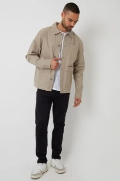 Threadbare MC7952 Button Up Mens Lightweight Collared Utility Jacket -Mountain Warehouse mc7952 002 buttonupmenslightweightcollaredutilityjacket20250313060651 3