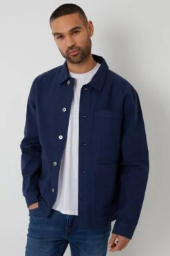 Threadbare MC7952 Button Up Mens Lightweight Collared Utility Jacket -Mountain Warehouse mc7952 003 buttonupmenslightweightcollaredutilityjacket20250313060652 1