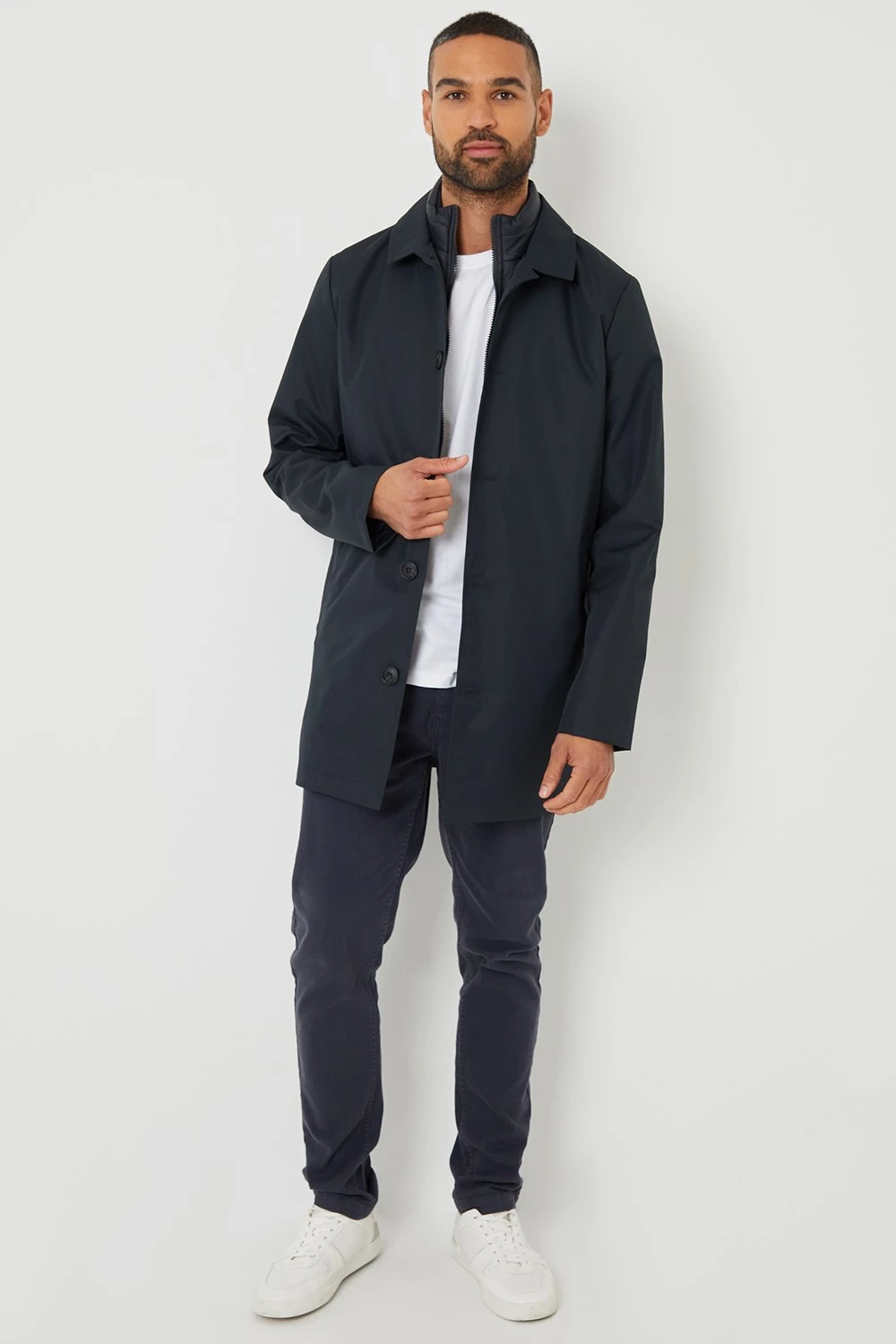 MCCB7F Collared Mens Mock Layer Mac Coat Threadbare MCCB7F Collared Mens Mock Layer Mac Coat -Mountain Warehouse mccb7f 001 collaredmensmocklayermaccoat20250313060700 3