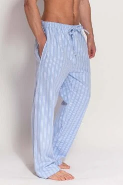 MCD7DE Mens Westwood Stripe Cotton Pyjama Trousers -Mountain Warehouse mcd7de 001 menswestwoodstripecottonpyjamatrousers20231011103608 2