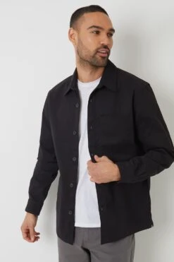 Threadbare MD00AF Cotton Mens Twill Shacket