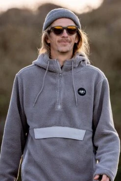 Mens Sherpa Half-Zip Fleece Anorak 7 Mens Sherpa Half-Zip Fleece Anorak -Mountain Warehouse md2703 002 menssherpahalfzipfleeceanorak20230405043610 1