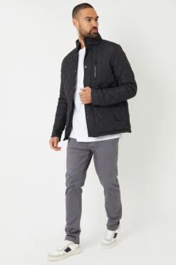 Threadbare MD2B56 Funnel Neck Mens Diamond Quilted Jacket -Mountain Warehouse md2b56 001 funnelneckmensdiamondquiltedjacket20250313060814 3