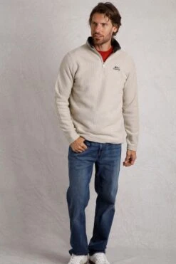 MD6C1D Newark Mens 1/4 Zip Grid Fleece -Mountain Warehouse md6c1d 003 newarkmens14zipgridfleece20250307055108 4