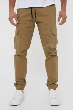 Threadbare ME179F Cotton Jogger Mens Cargo Trousers With Stretch -Mountain Warehouse me179f 004 cottonjoggermenscargotrouserswithstretch20250313060612 1