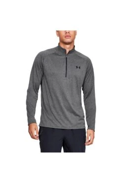 Under Armour Mens Half-Zip Tech Top -Mountain Warehouse me471b 001 menshalfziptechtop 3