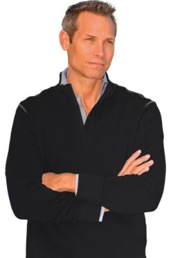 ME6395 Mens Hanford Quarter Zip Jumper 4 ME6395 Mens Hanford Quarter Zip Jumper -Mountain Warehouse me6395 001 menshanfordquarterzipjumper20250123010640 3