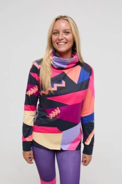 MEDDA7 Hotstepper Womens High Neck Baselayer Top