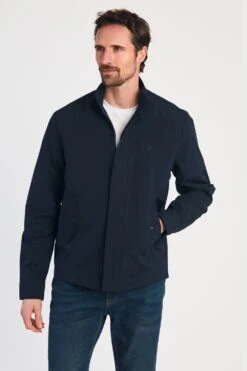 MF055D Harrington Style Mens Funnel Neck Jacket
