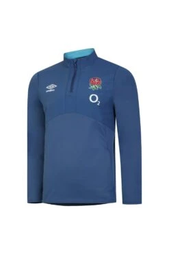 UMBRO England Rugby 22/23 Mens Half-Zip Fleece