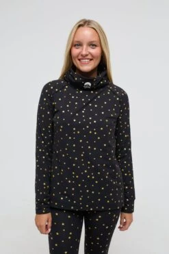 MFFE7D Shining Star Womens High Neck Baselayer Top